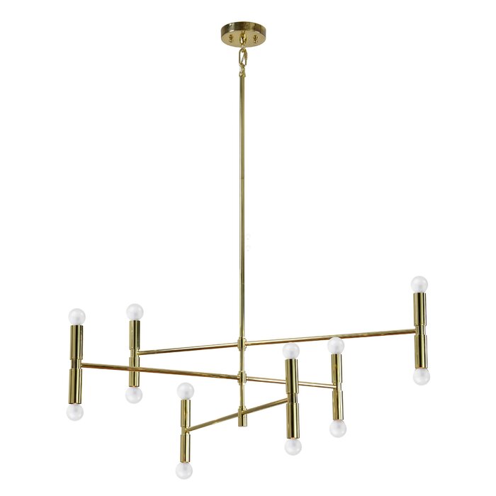 Corrigan Studio Orlando Light Sputnik Modern Linear Chandelier